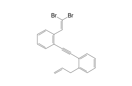 1-allyl-2-((2-(2,2-dibromovinyl)phenyl)ethynyl)benzene