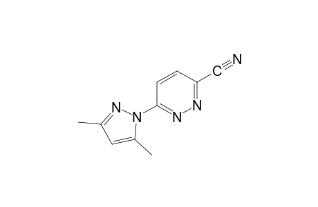 6-(3,5-dimethylpyrazol-1-yl) -3-pyridazinecarbonitrile