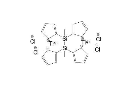 1,2-Dimethyldisilan-bis(1,2-dicyclopentadienyl-titandichloride)