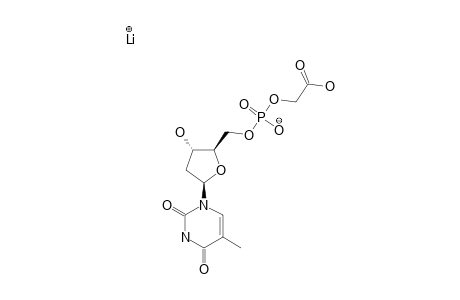 THYMIDINE_5'-MONILITHIUM_CARBOXYMETHYLPHOSPHATE