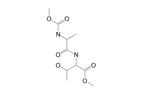 ala-thr, N-(Methoxycarbonyl)- methyl ester (isomer 2)