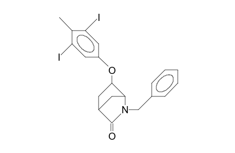 2-Benzyl-3-oxo-6-exo-[3,5-dijodo-4-methyl-phenoxy]-2-azabicyclo-[2.2.1]-heptane