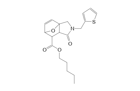 pentyl 4-oxo-3-(2-thienylmethyl)-10-oxa-3-azatricyclo[5.2.1.0~1,5~]dec-8-ene-6-carboxylate