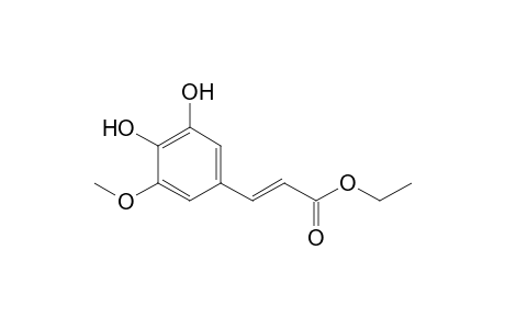 (E)-3-(3,4-Dihydroxy-5-methoxy-phenyl)-acrylic acid ethyl ester