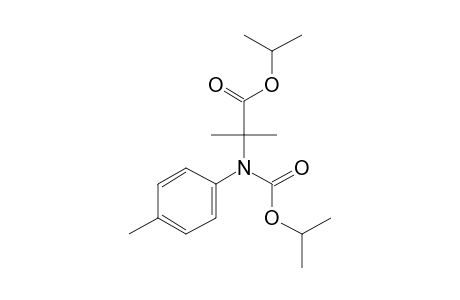 2-Methyl-N-(isopropyloxycarbonyl)-N-(4-methylphenyl)alanine, isopropyl ester