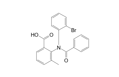 N-benzoyl-N-(o-bromophenyl)-3-methylanthranilic aicd