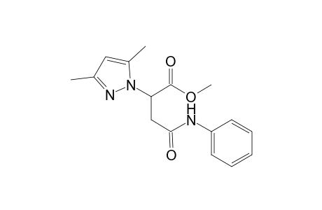 2-(3,5-Dimethyl-pyrazol-1-yl)-N-phenyl-succinamic acid methyl ester