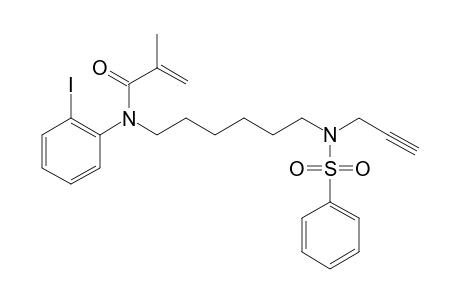 1-[N-(2-iodophenyl)-N-(1-oxo-2-methylenepropyl)amino]-6-[N'-(prop-2-ynyl)]hexanesulfonamide
