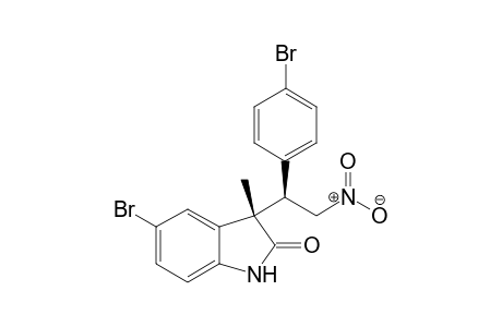 (S)-5-bromo-3-((R)-1-(4-bromophenyl)-2-nitroethyl)-3-methylindolin-2-one