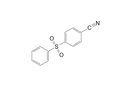 p-(phenylsulfonyl)benzonitrile