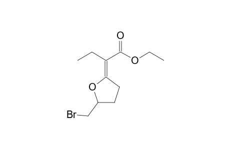 2-(E)-[1-(Ethoxycarbonyl)propylidene]-5-(bromomethyl)tetrahydrofuran