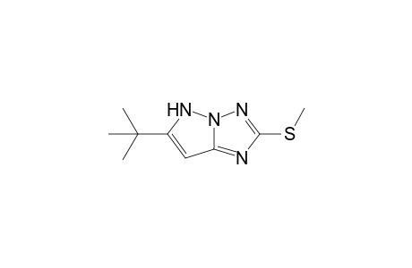 6-(t-Butyl)-2-(methylthio)pyrazolo[1,5-b]-1,2,4-triazole