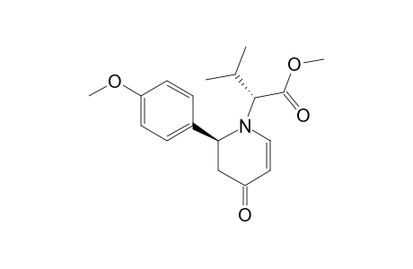 N-[(S)-1-(METHOXYCARBONYL)-2-METHYLPROPYL]-(6R)-2,3-DIDEHYDRO-6-(4-METHOXYPHENYL)-PIPERIDIN-4-ONE
