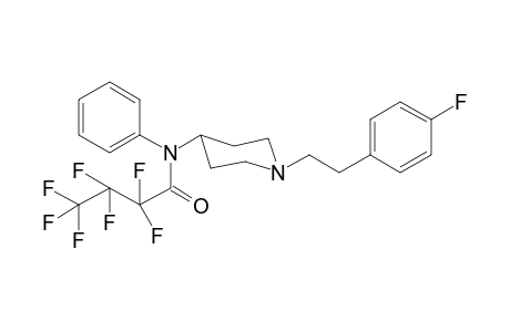 2,2,3,3,4,4,4-Heptafluoro-N-(1-[2-(4-fluorophenyl)ethyl]piperidin-4-yl)-N-phenylbutanamide
