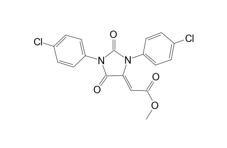 Methyl (Z)-[1,3-Bis(4-chlorophenyl)-2,5-dioxoimidazolidin-4-ylidene]acetate
