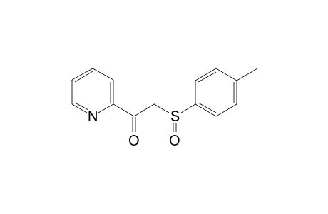 2-{(4-methylphenyl)sulfinyl]-1-(2-pyridyl)ethanone