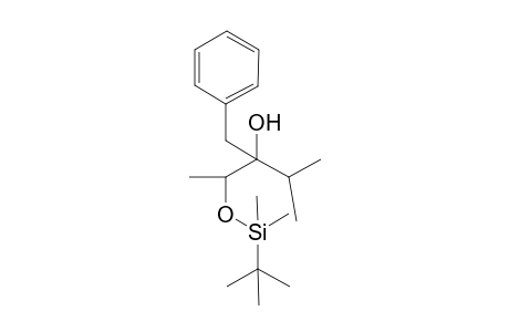 2-[[(1',1'-Dimethylethyl)dimethylsilyl]oxy}-4-methyl-3-(phenylmethyl)-3-pentanol