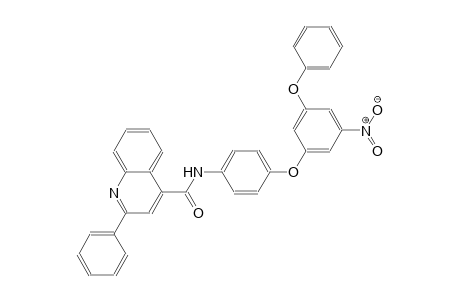 N-[4-(3-nitro-5-phenoxyphenoxy)phenyl]-2-phenyl-4-quinolinecarboxamide