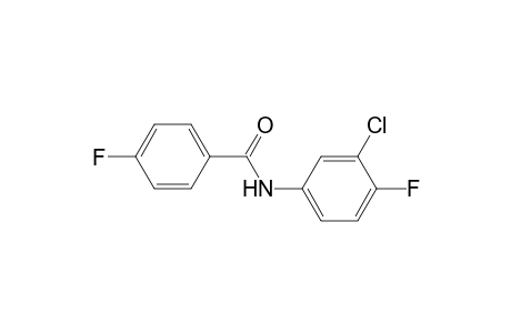 Benzamide, N-(3-chloro-4-fluorophenyl)-4-fluoro-