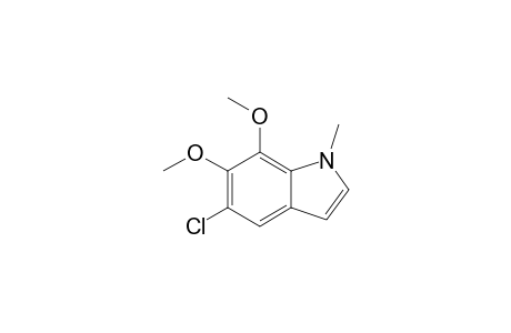 5-CHLORO-6,7-DIMETHOXY-N-METHYL-1H-INDOLE