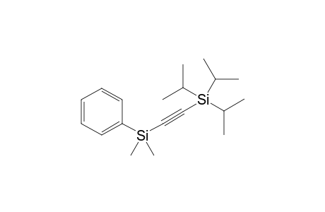 1-triisopropylsilyl-2-(dimethylphenylsilyl)ethyne