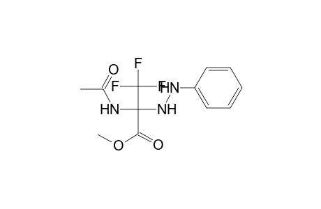 2-Acetylamino-3,3,3-trifluoro-2-(N'-phenyl-hydrazino)-propionic acid methyl ester