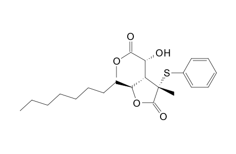 (2R)-2-hydroxy-2-[(2S,3S,4S)-4-methyl-2-octyl-5-oxo-4-(phenylthio)-3-oxolanyl]acetic acid methyl ester