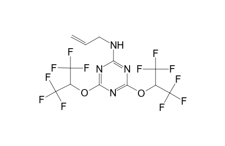 N-Allyl-4,6-bis[2,2,2-trifluoro-1-(trifluoromethyl)ethoxy]-1,3,5-triazin-2-amine