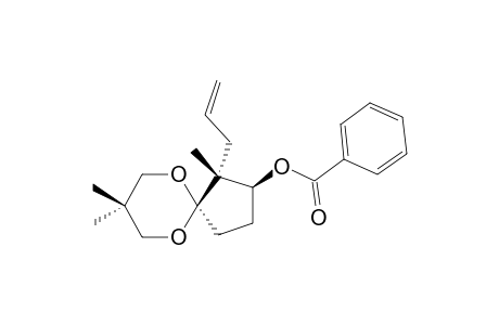 (1RS,2RS)-1,8,8-trimethyl-1-(prop-2'-enyl)-6,10-dioxaspiro[4.5]dec-2-yl benzoate