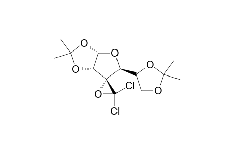 3,3'-ANHYDRO-1,2:5,6-DI-O-ISOPROPYLIDENE-3-C-DICHLOROHYDROXYMETHYL-ALPHA-D-ALLOPYRANOSIDE