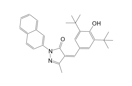(4Z)-4-(3,5-ditert-butyl-4-hydroxybenzylidene)-5-methyl-2-(2-naphthyl)-2,4-dihydro-3H-pyrazol-3-one