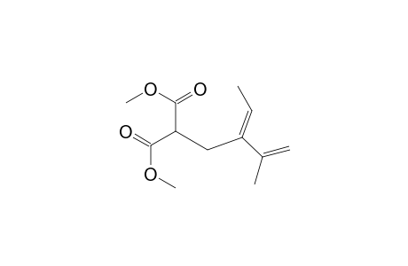 Propanedioic acid, [2-(1-methylethenyl)-2-butenyl]-, dimethyl ester, (E)-