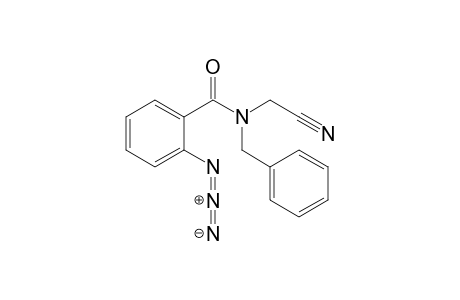 N-Cyanomethyl-N-benzyl-2-azidobenzamide