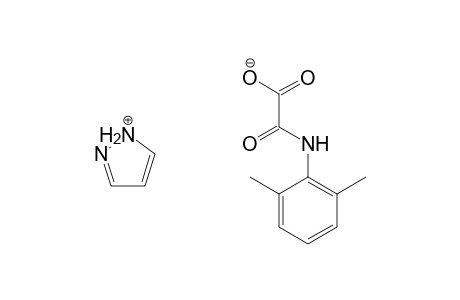 Acetic acid, [(2,6-dimethylphenyl)amino]oxo-, pyrazolium salt