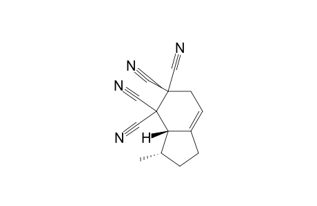 1H-Indene-4,4,5,5-tetracarbonitrile, 2,3,3a,6-tetrahydro-3-methyl-, trans-