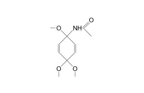 N-Acetyl-1,4,4-trimethoxy-1-amino-2,5-cyclohexadiene