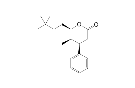 (4R,5R,6R)-6-(3,3-dimethylbutyl)-5-methyl-4-phenyl-2-oxanone