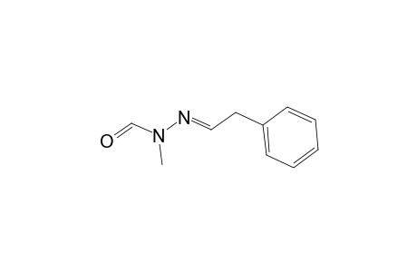 Hydrazinecarboxaldehyde, methyl(2-phenylethylidene)-