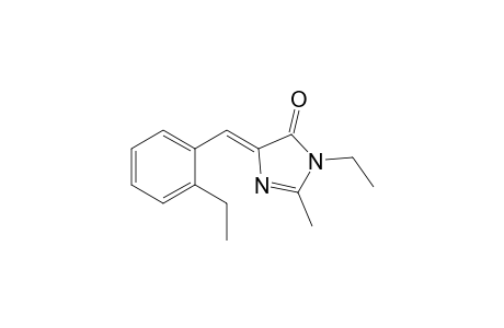 2-Methyl-1-ethyl-4-(2-ethylbenzyllidene)imidazolin-5-one