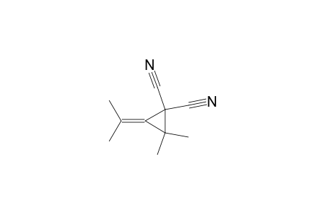 1,1-Cyclopropanedicarbonitrile, 2,2-dimethyl-3-(1-methylethylidene)-