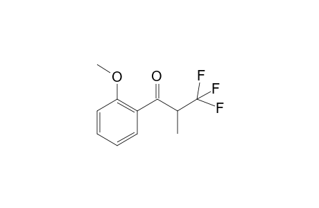 3,3,3-trifluoro-1-(2-methoxyphenyl)-2-methylpropan-1-one