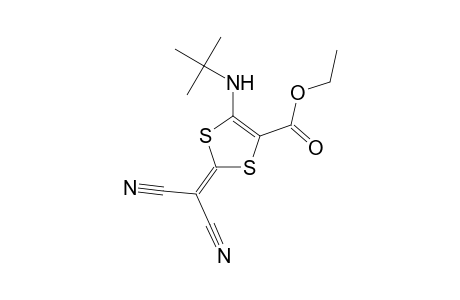 Ethyl 5-tert-butylamino-2-dicyanomethylene-1,3-dithiole-4-carboxylate