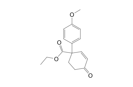 2-Cyclohexene-1-carboxylic acid, 1-(4-methoxyphenyl)-4-oxo-, ethyl ester