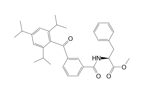 (S)-N-(m-(2,4,6-Triisopropylbenzoyl)benzoyl)-L-phenylalanine Methyl Ester