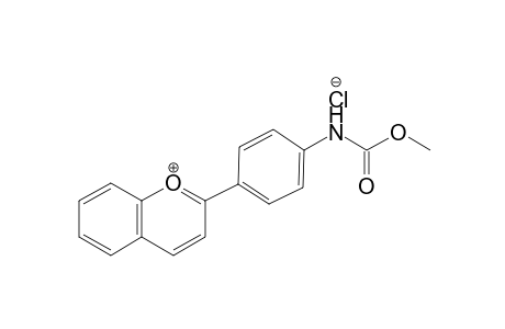 2-(4-Methoxycarbonylaminophenyl)chromeniumchloride