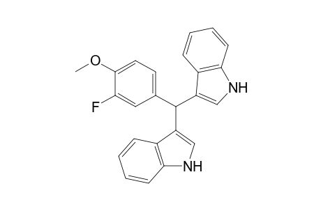 3,3'-Diindolyl(3-fluoro-4-methoxyphenyl)methane