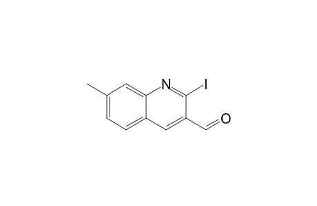 3-Quinolinecarboxaldehyde, 2-iodo-7-methyl-