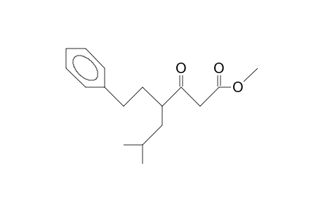 Methyl 4-(2-methyl-1-propyl)-3-oxo-6-phenylhexanoate