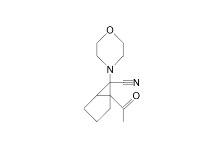 1a,5a,6b-1-Acetyl-6-morpholino-bicyclo(3.1.0)hexane-6-carbonitrile