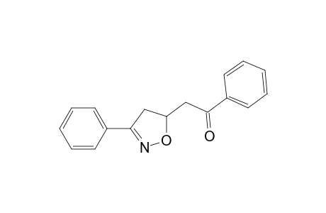 1-Phenyl-2-(3-phenyl-2-isoxazolin-5-yl)ethanone
